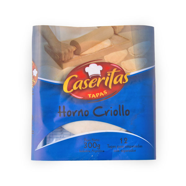 Tapas empanadas horno criolla Caserita 300 g