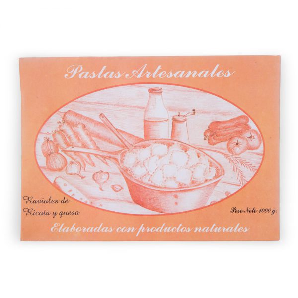 Ravioles artesanales ricota queso 1000 g